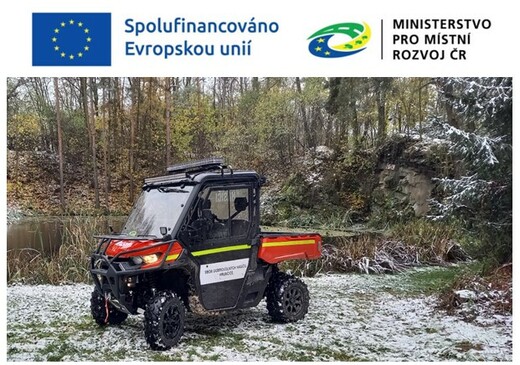 Pořízení vozidla CAN-AM z Evropských fondů